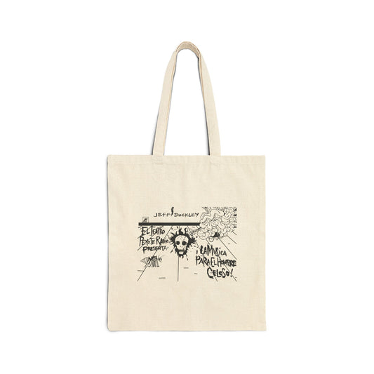 Jeff Buckley Original Art Work Grunge Music Eco Cotton White Canvas Tote Bag - Legacy In Design