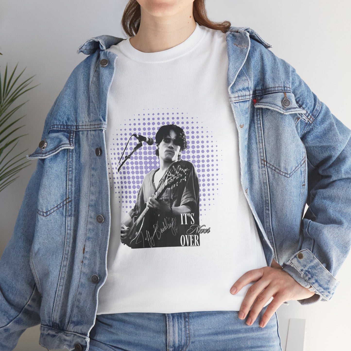 Jeff Buckley Legacy T-Shirt So Real Vintage Music Unisex Heavy Cotton Tee