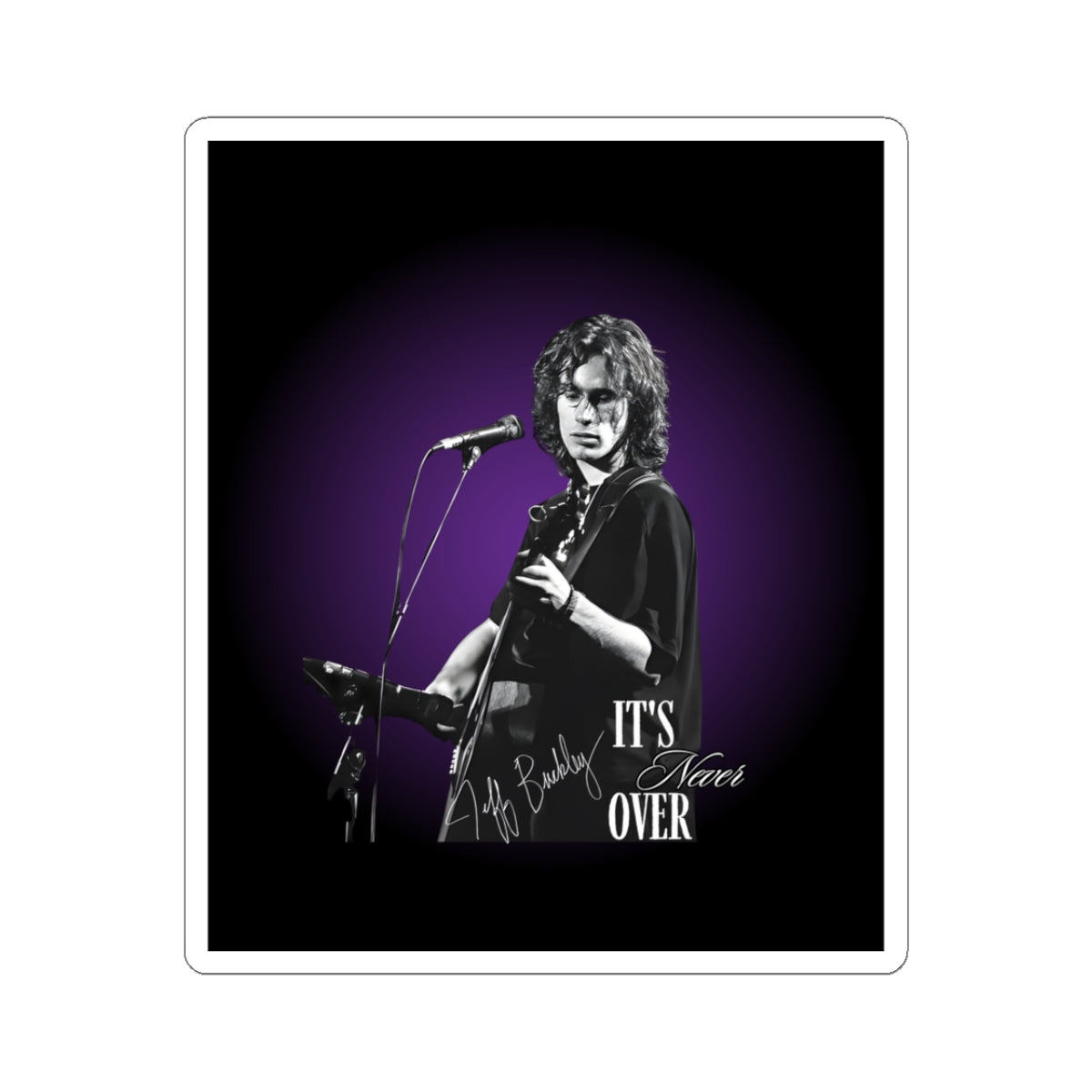 Jeff Buckley Tribute Alternative Rock Vintage Sticker