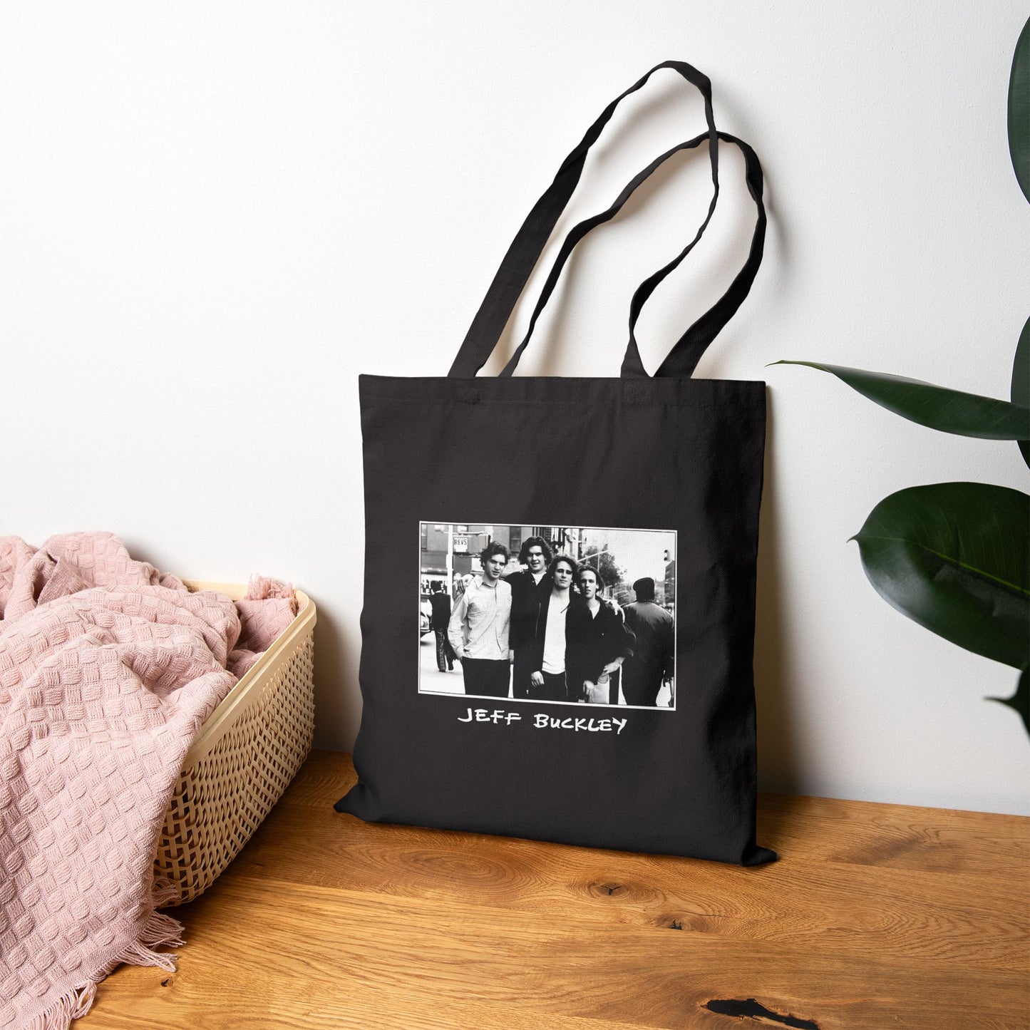 Jeff Buckley Band 90s Music Vintage Eco Cotton Canvas Tote Bag - Legacy In Design