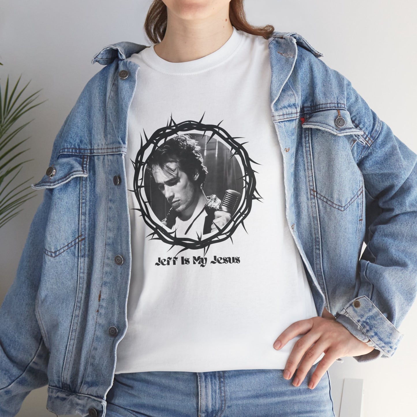 Jeff Is My Jesus Unisex Music Lover White T-Shirt
