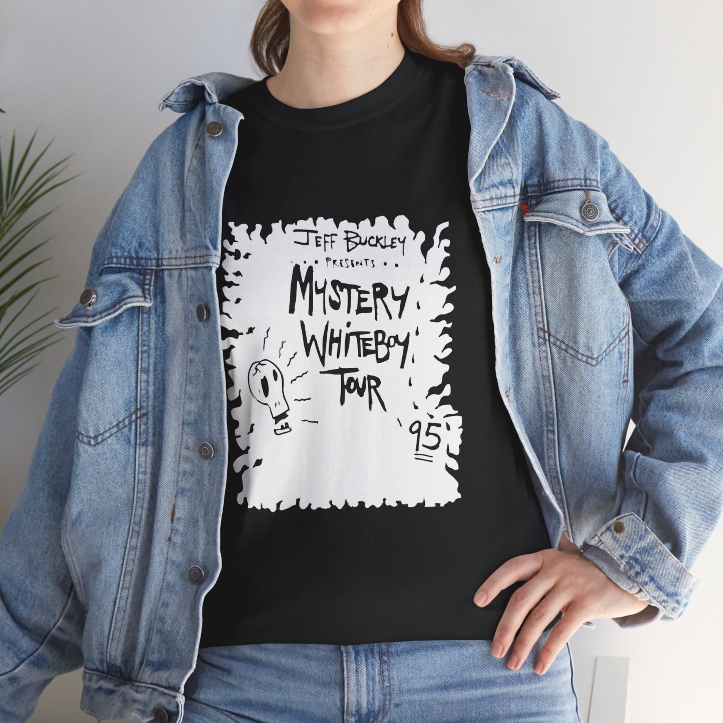 Jeff Buckley Inspired Legacy T-Shirt Original Art Vintage Music Tour Unisex Heavy Cotton Tee