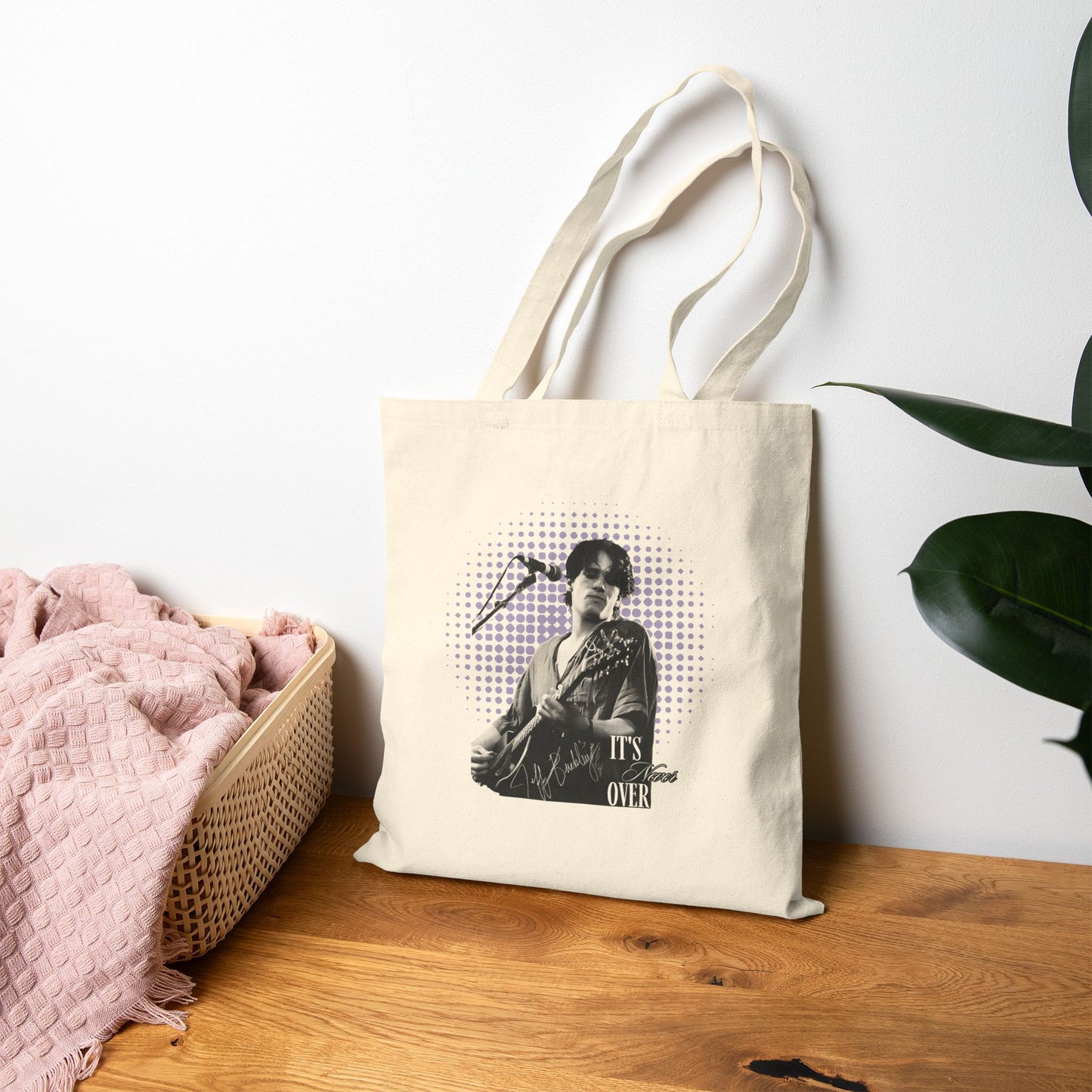 Jeff Buckley Grace Tribute Vintage Music Eco Cotton Tote Bag - Legacy In Design