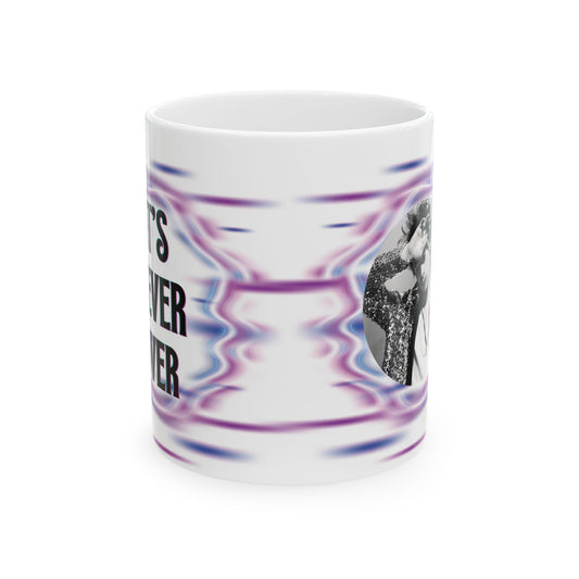 Jeff Buckley Tribute It's Never Over Mug, Poetic Lyric 11oz Ceramic Coffee Mug