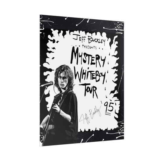 Jeff Buckley Mystery White Boy Art Print Vintage Poster - A Tribute in Art (A3/A4 Sizes)