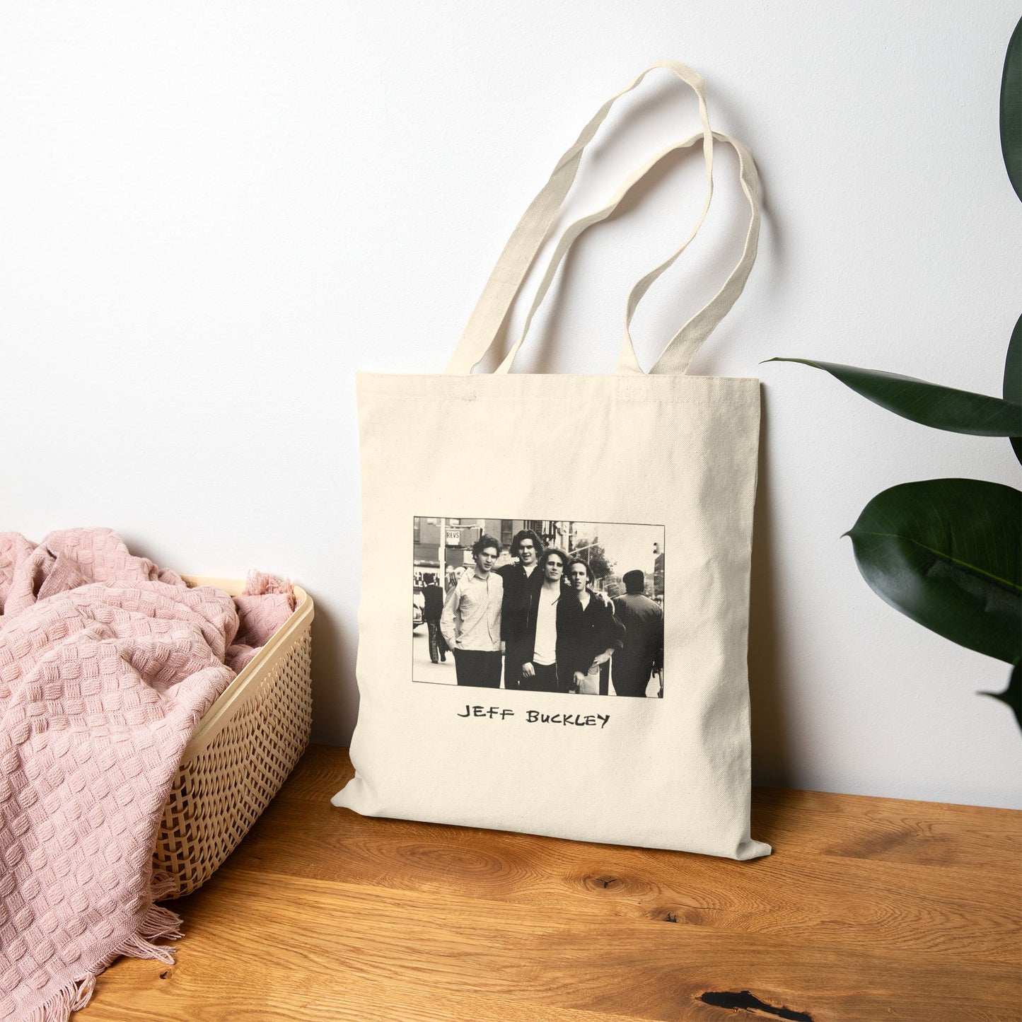 Jeff Buckley Band Vintage 90s Music Eco Cotton Canvas Tote Bag - Legacy In Design