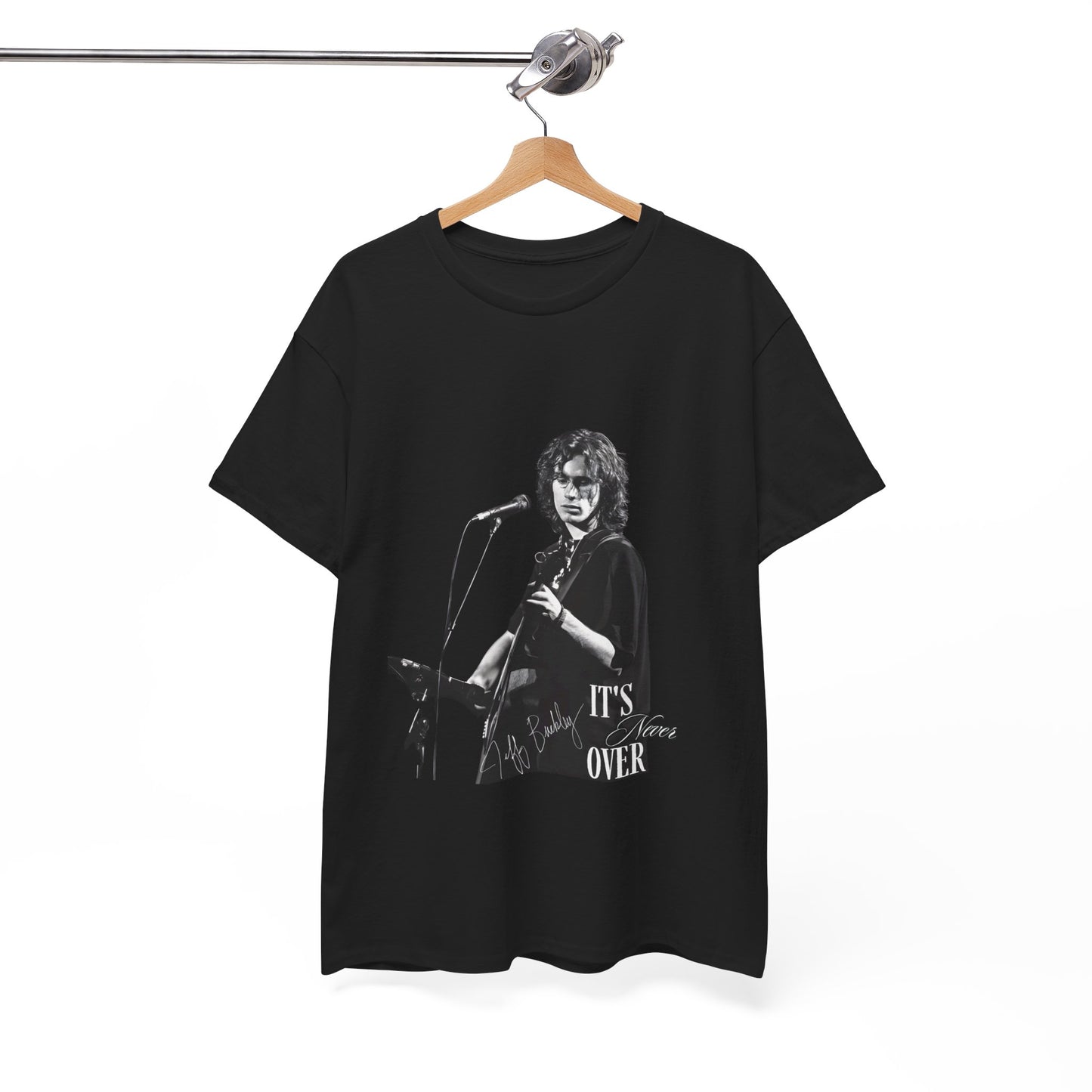 Jeff Buckley Legacy T-Shirt It's Never Over Vintage Music Unisex Heavy Cotton Tee