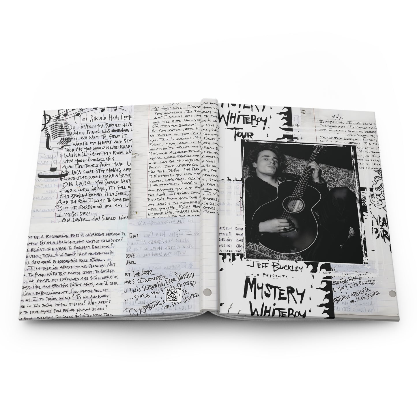 Jeff Buckley Eternal Notes Tribute for Writers & Dreamers HardCover Journal