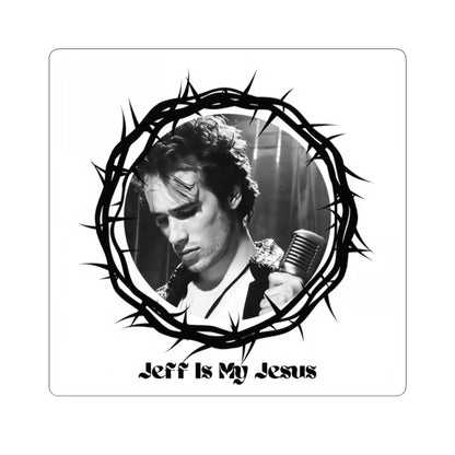Jeff Is My Jesus 3x3 Kiss-Cut Tribute Sticker