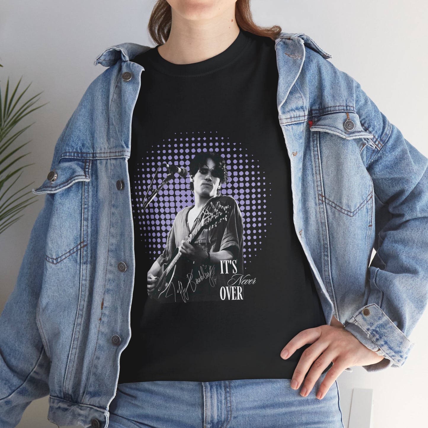 Jeff Buckley Legacy T-Shirt So Real Vintage Music Unisex Heavy Cotton Tee