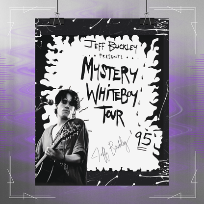 Jeff Buckley Music Art Print Vintage Poster - A Tribute in Art (A3/A4 Sizes)