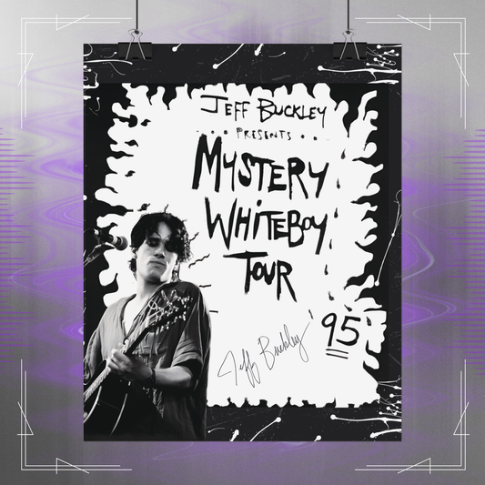 Jeff Buckley Music Art Print Vintage Poster - A Tribute in Art (A3/A4 Sizes)