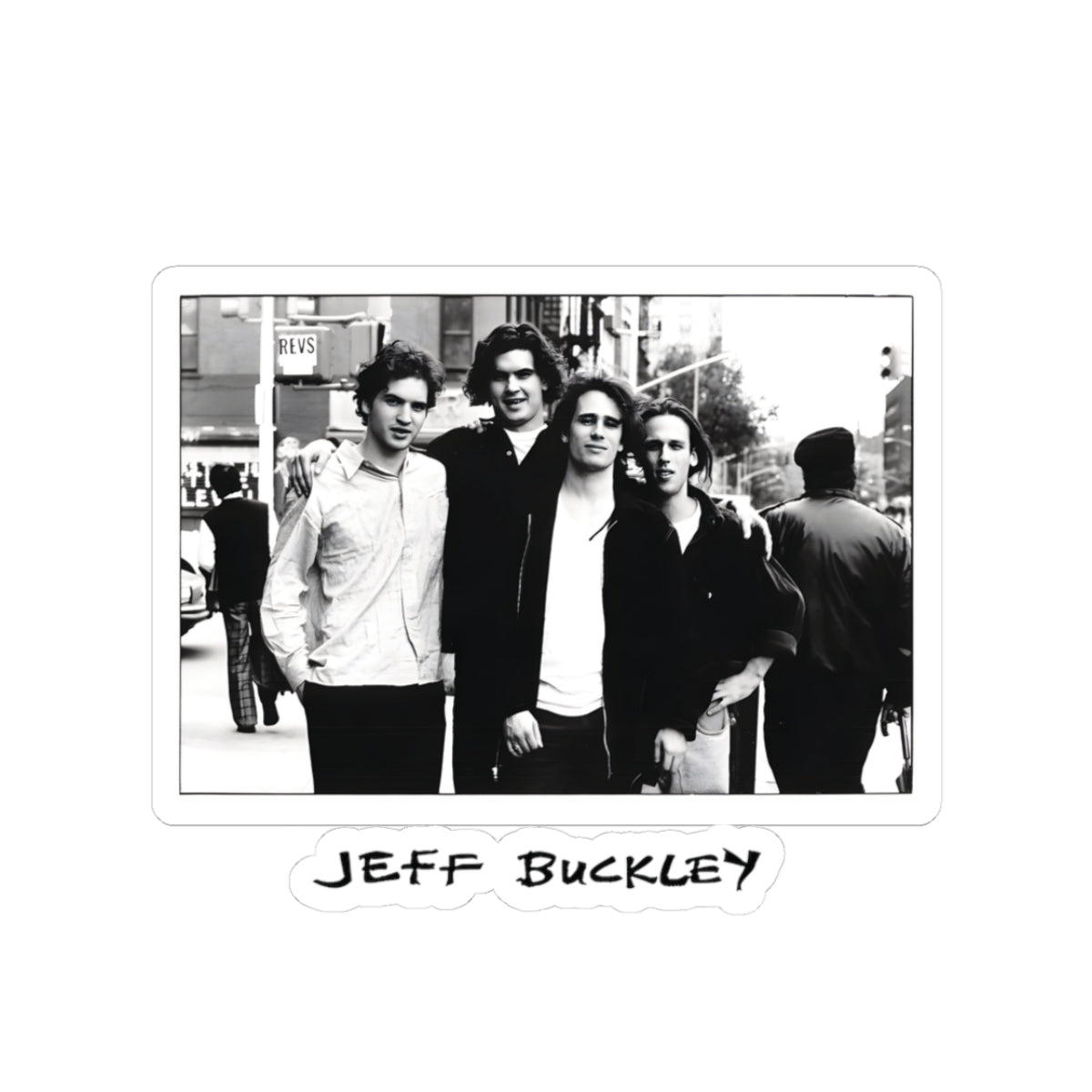 Jeff Buckley Tribute Band Collectible Rock Sticker