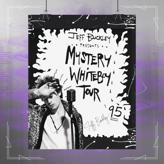 Jeff Buckley Legacy Tour '95 Art Print Vintage Music Poster - A Tribute in Art (A3/A4 Sizes)