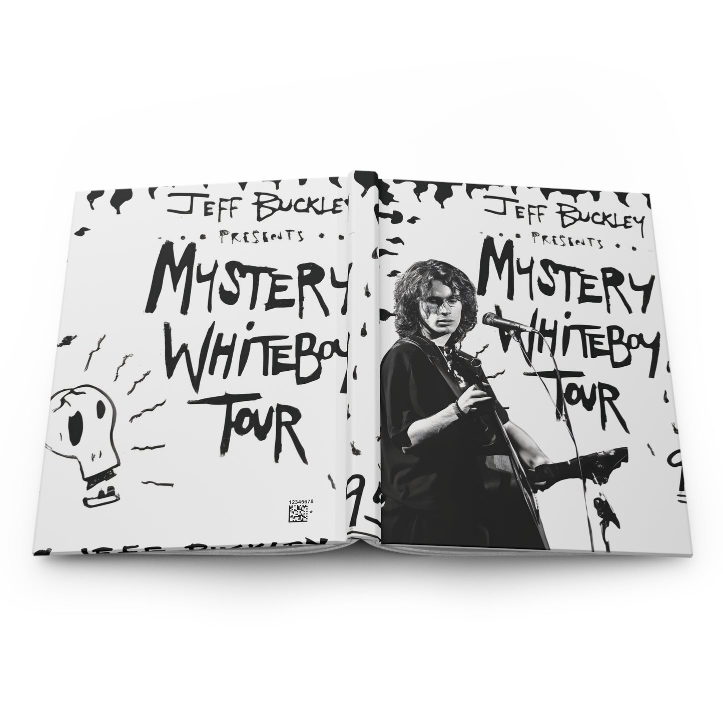 Jeff Buckley Mystery White Boy Tour '95 Tribute Hardcover Journal