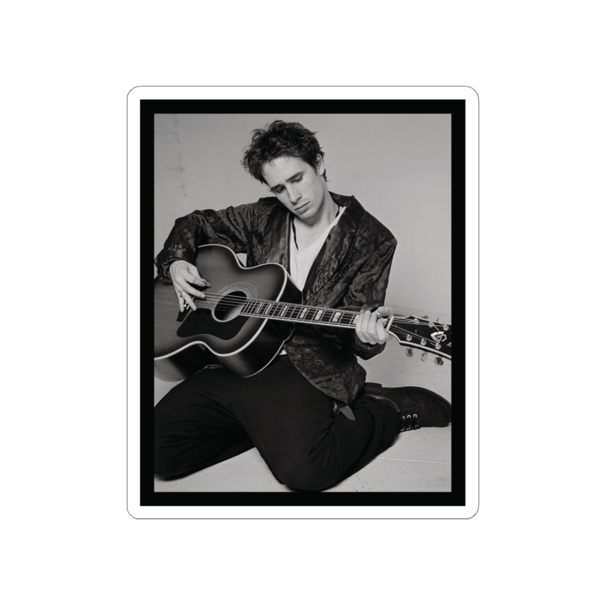 Jeff Buckley 3x3 Vinyl Kiss-Cut Tribute Sticker