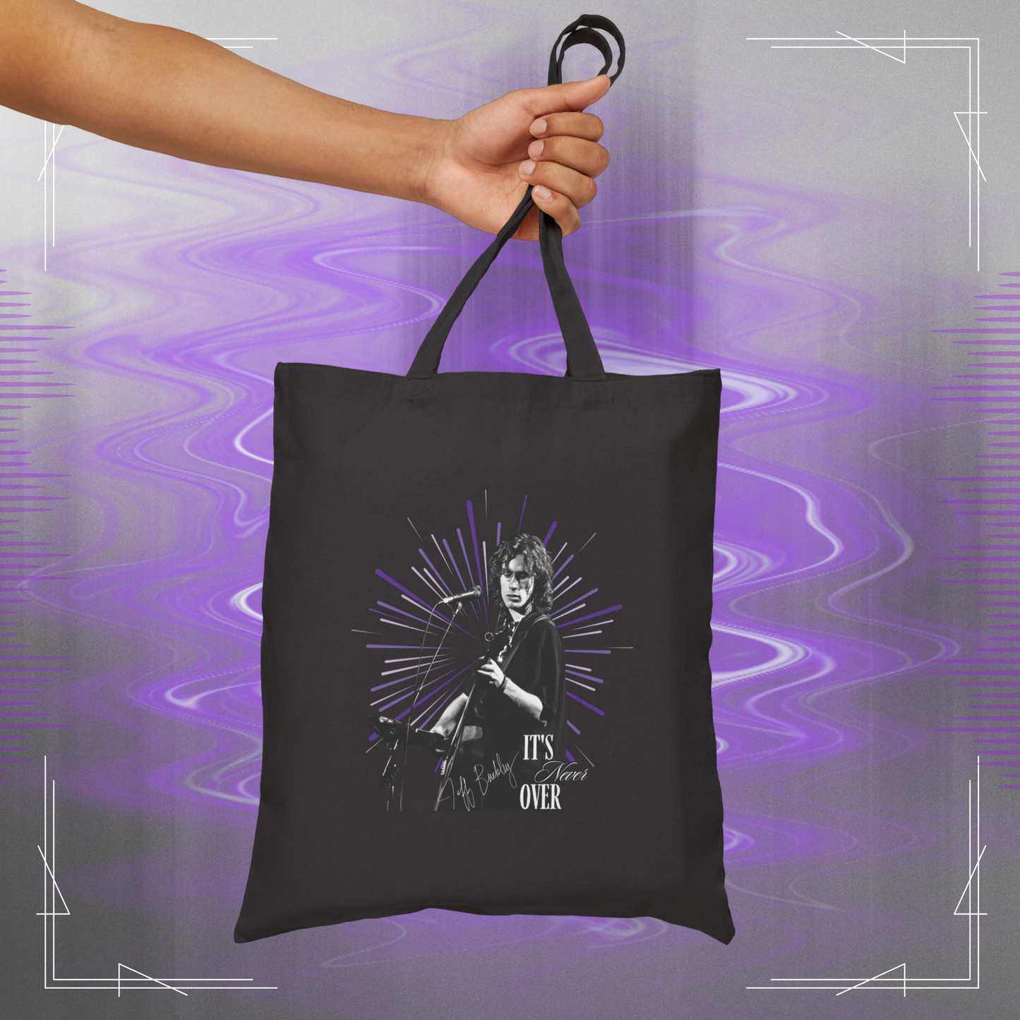 Jeff Buckley Tribute So Real Vintage Music Eco Cotton Canvas Tote Bag - Legacy In Design