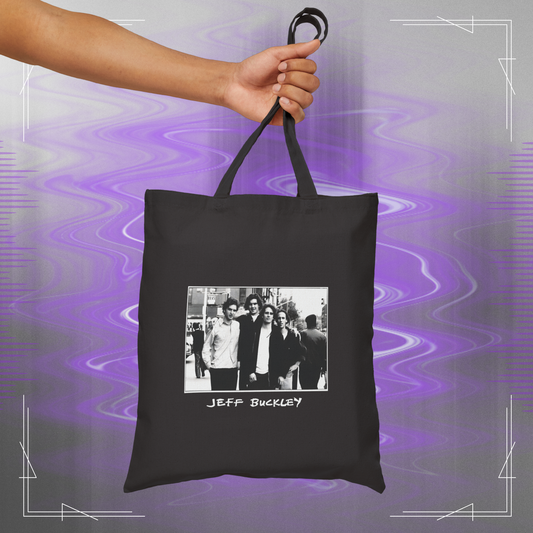Jeff Buckley Band 90s Music Vintage Eco Cotton Canvas Tote Bag - Legacy In Design