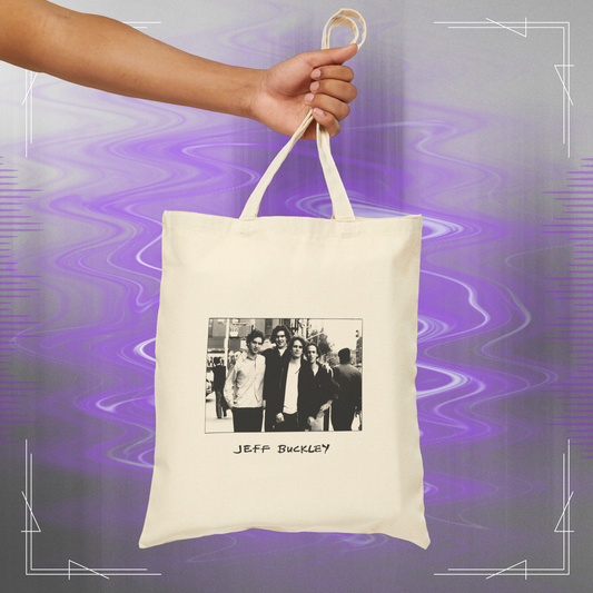 Jeff Buckley Band Vintage 90s Music Eco Cotton Canvas Tote Bag - Legacy In Design