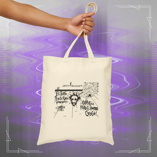 Jeff Buckley Original Art Work Grunge Music Eco Cotton White Canvas Tote Bag - Legacy In Design