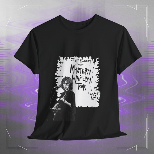 Jeff Buckley Legacy T-Shirt Mystery Whiteboy Tour '95 Vintage Music Unisex Heavy Cotton Tee