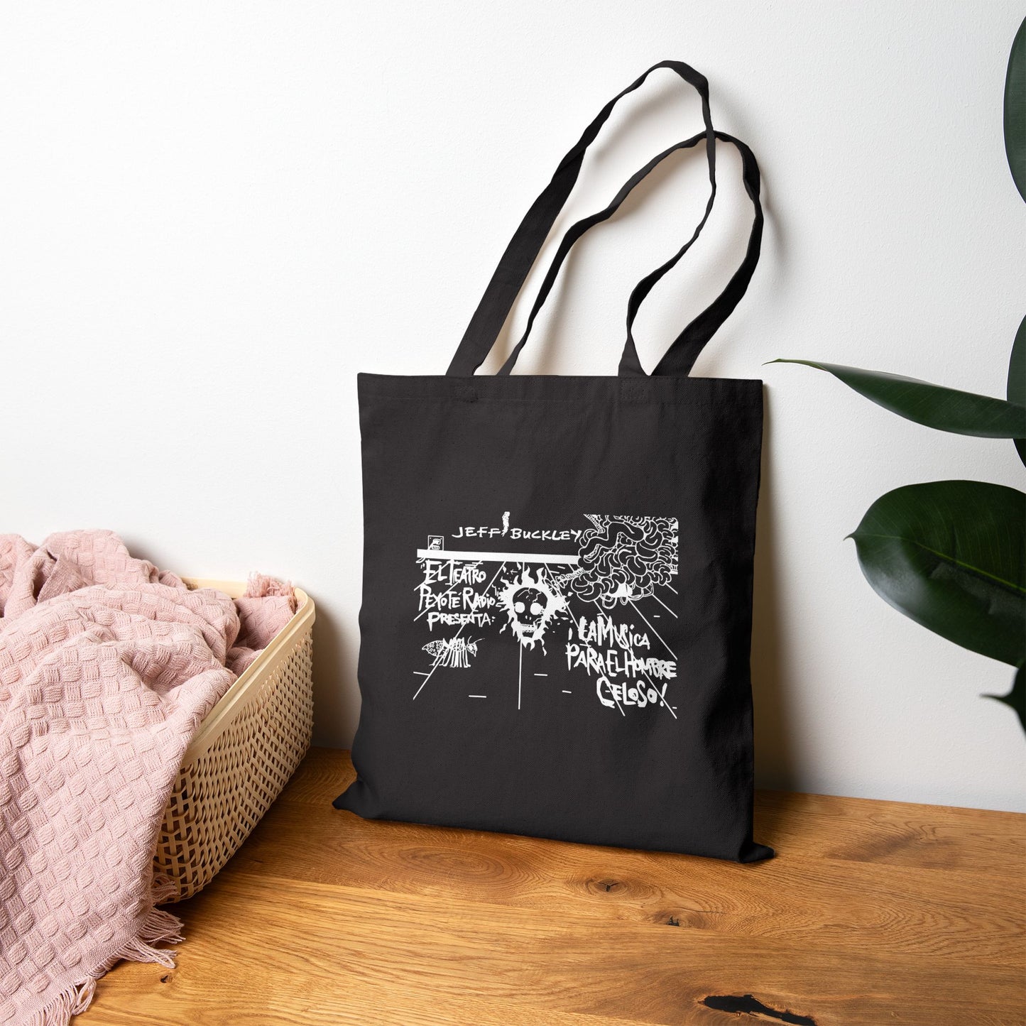 Jeff Buckley Original Art Work Grunge Aesthetic Eco Cotton Canvas Tote Bag - Legacy In Design