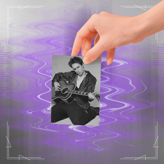 Jeff Buckley 3x3 Vinyl Kiss-Cut Tribute Sticker