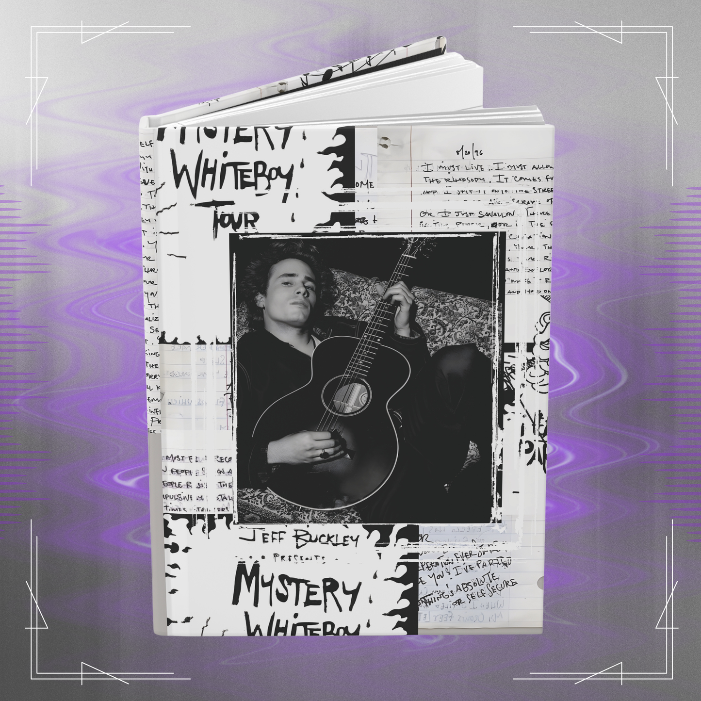 Jeff Buckley Eternal Notes Tribute for Writers & Dreamers HardCover Journal