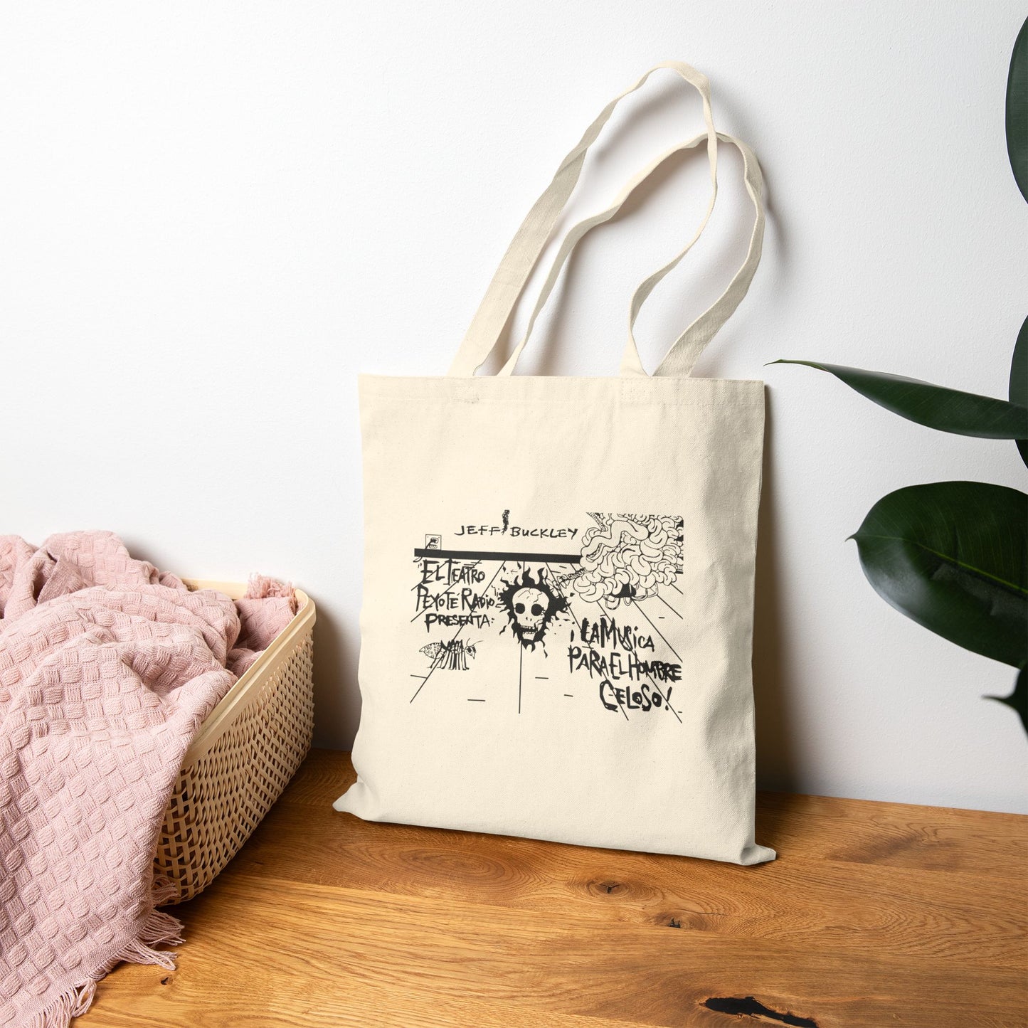 Jeff Buckley Original Art Work Grunge Music Eco Cotton White Canvas Tote Bag - Legacy In Design