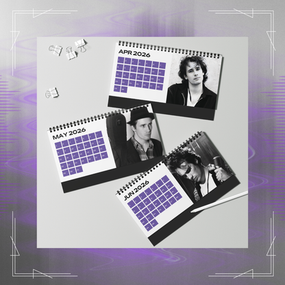 Jeff Buckley 2026 Vintage Desk Calendar