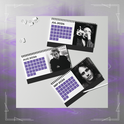 Jeff Buckley 2026 Vintage Desk Calendar