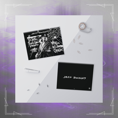 Jeff Buckley Vintage 2026 Wall Calendar Limited Edition