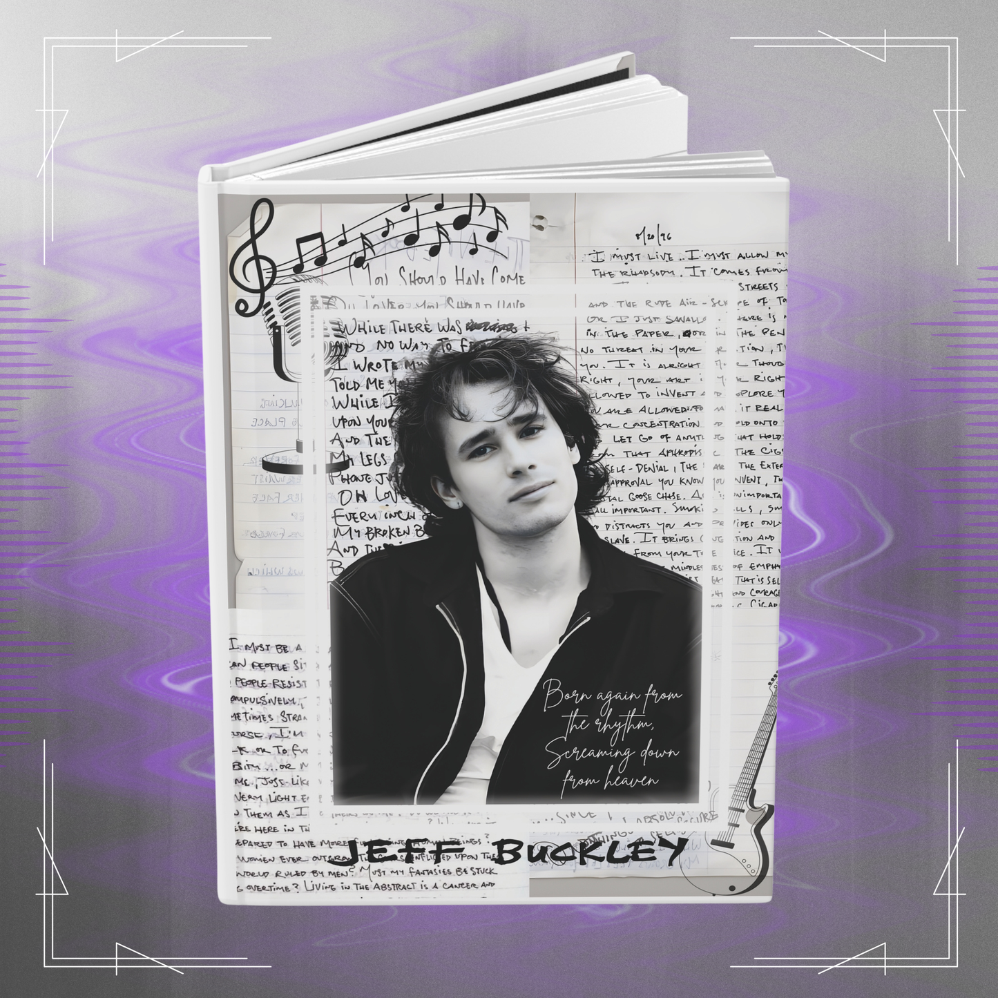 Jeff Buckley Haunting Tribute Artist Hardcover Journal