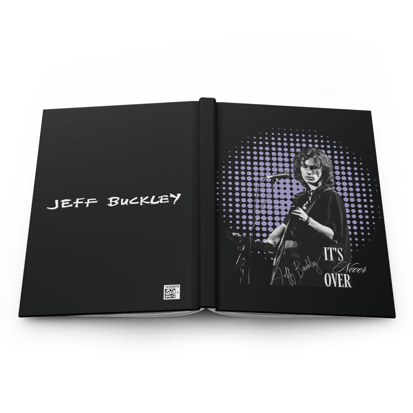 Jeff Buckley It's Never Over Tribute Songwriting Hardcover Journal